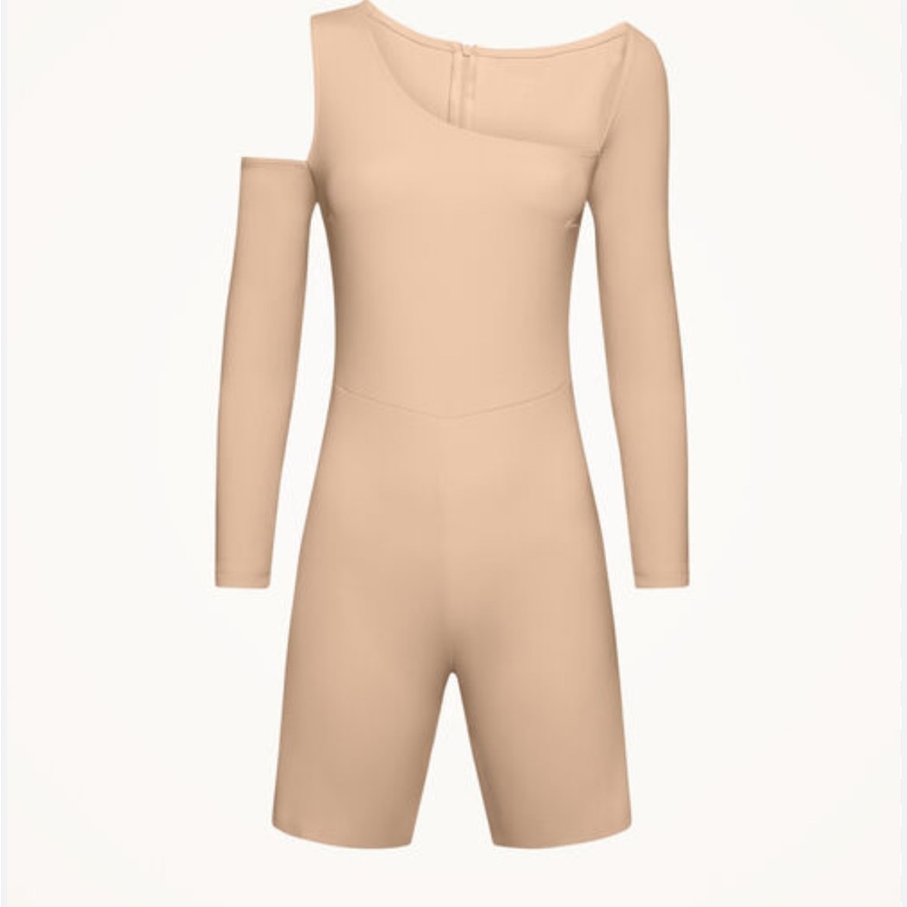 Wolford Warm Up Jumpsuit Size 36 / XS New With Tags Almond